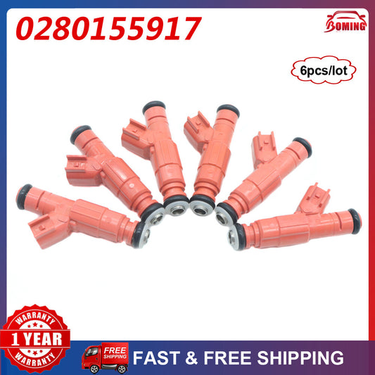 New Set Of 6pcs Fuel Injectors For Crown Victoria 4.6L V8 0280155917 822-11150