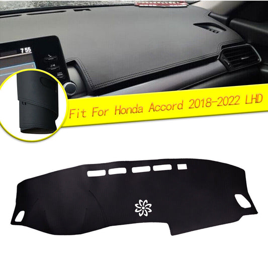 1X PU Leather Inner Dash Mat Non-slip DashMat Shade Pad for Honda Accord 2018-22