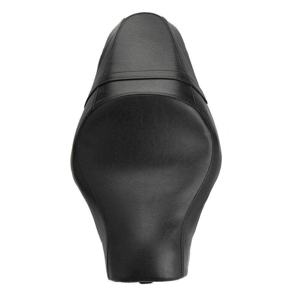 Black passenger for seat cushion 2 uplift driver/rider for Harley Sportster XL 883 1200