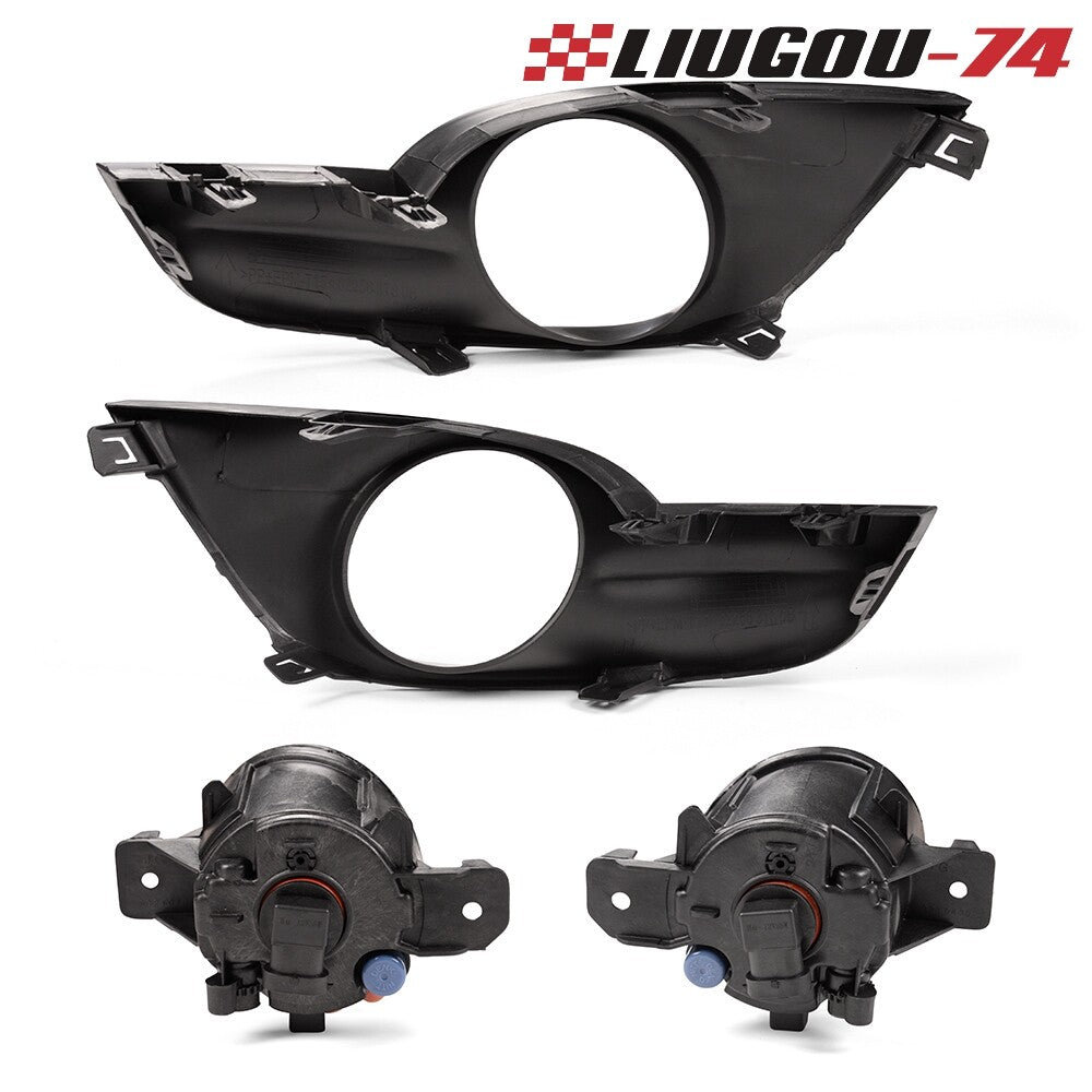 Suitable for 2013-15 for Nissan Altima Sedan 4-door, one pair of fog lights with protective covers.