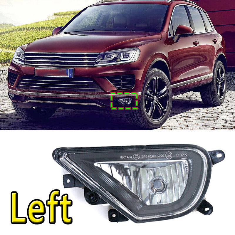 for Volkswagen Touareg 2016-2018 Left Front Bumper Fog Light With Bulbs
