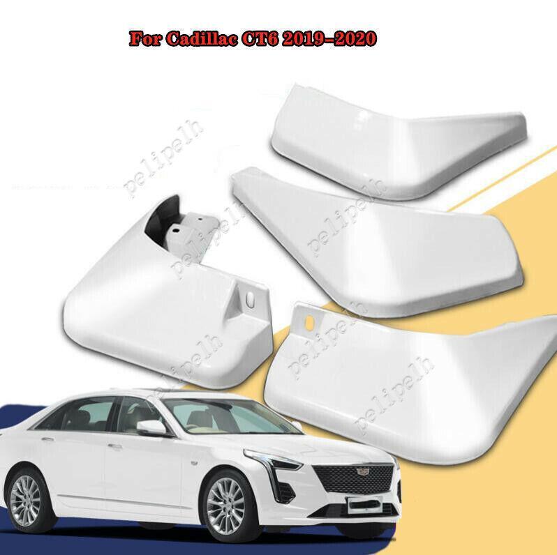 for Cadillac CT6 2019-2020 white Splash Guards Mud Flaps Mud Guards Fender kit