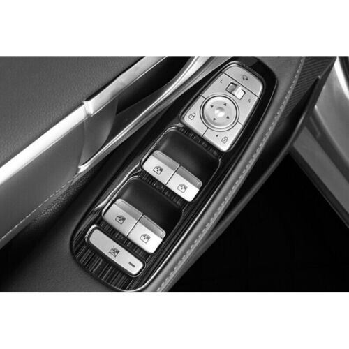 4for Hyundai Sonata 2020-2023 Black S.Steel Door Window Lift Panel Switch Cover