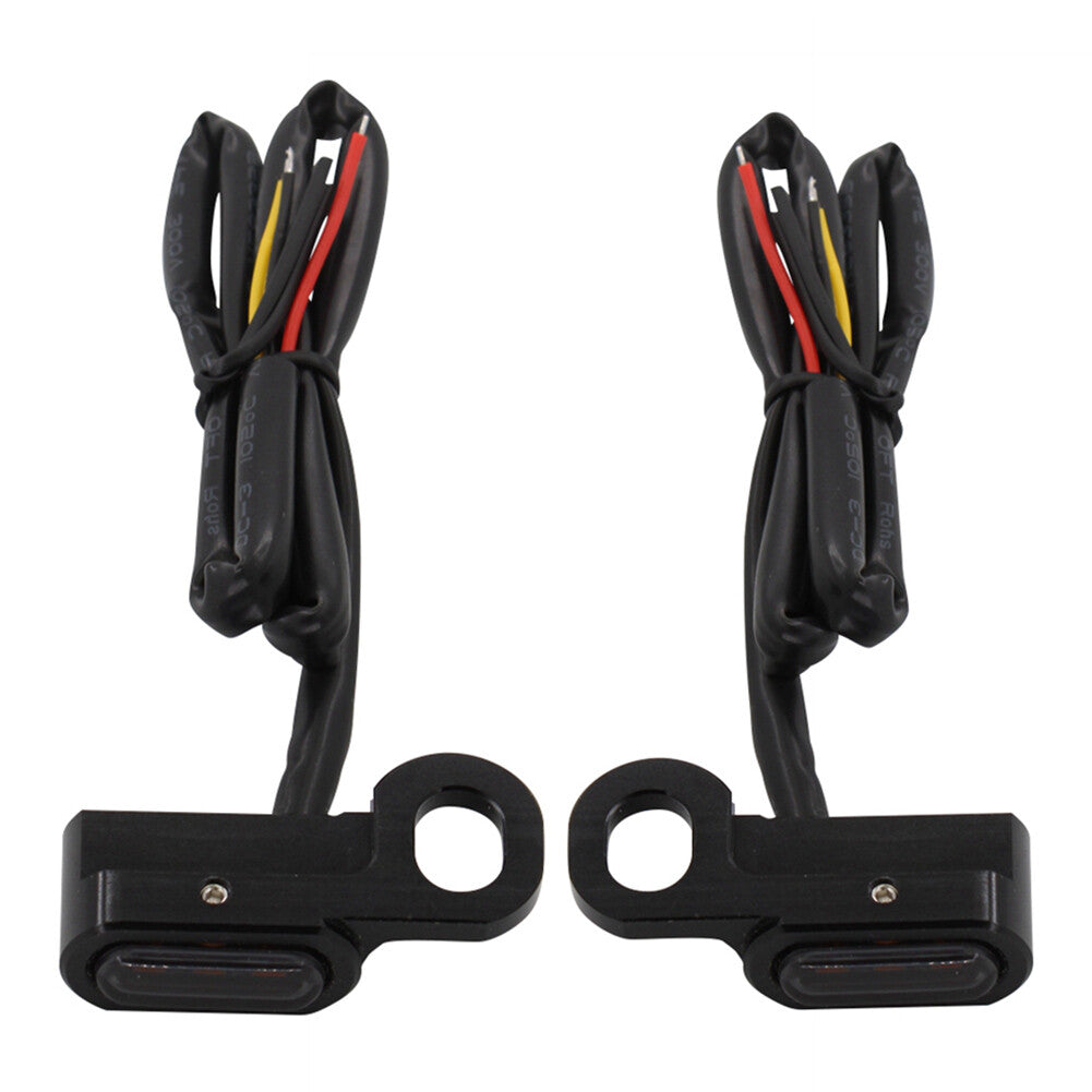 LED Front Turn Signal Light Run Indicator Lamp for BMW R18 Black Smoke Lens