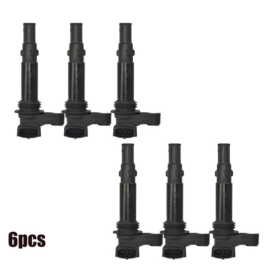 6x Ignition Coils 0221604104 for Buick Enclave for Saab for Cadillac CTS for GMC V6 3.6L