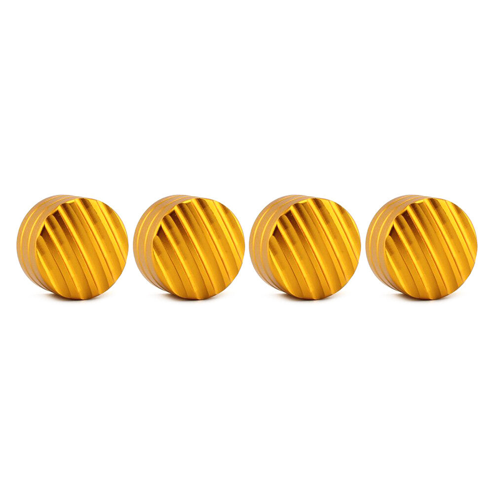 4¢ª Billet bearbeitete Kopfschrauben-Abdeckkappe f¨¹r T120 Thruxton Scrambler Gold