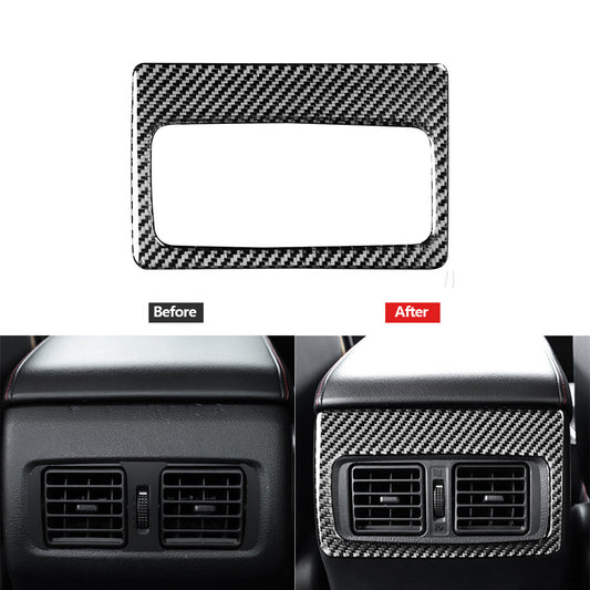 Carbon Fiber Rear Air Vent Oultet Cover Trim Decor for Toyota 4Runner 2010-2020