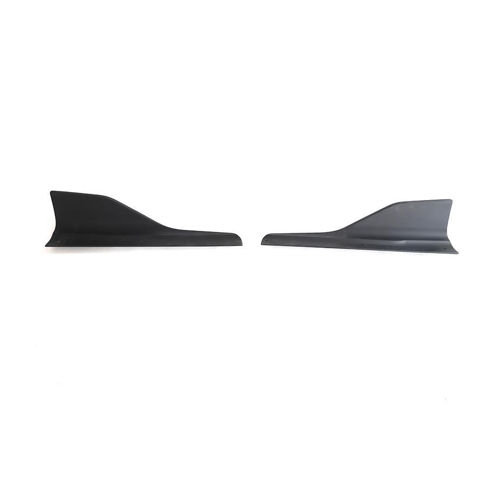 Matte Black Side Skirt Splitters Lip Spoilers Fit for BMW F87 M2 Coupe 2016-2020