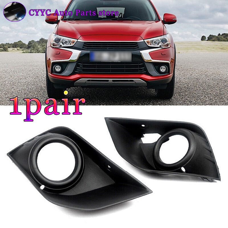 Fog Light Covers Bezels for Mitsubishi Outlander Sport ASX RVR 2016-19 LHRH