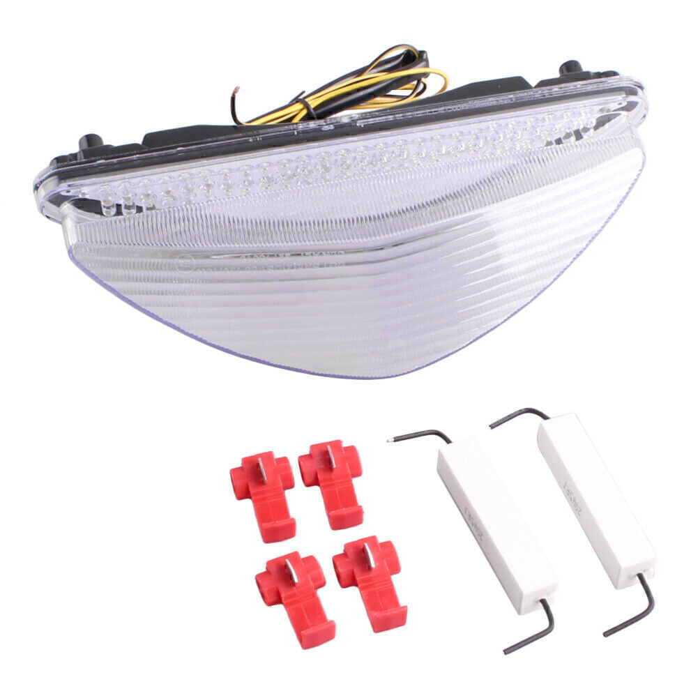 for Yamaha Raider 2008-2010 2009 Clear LED Tail Light Turn Signals