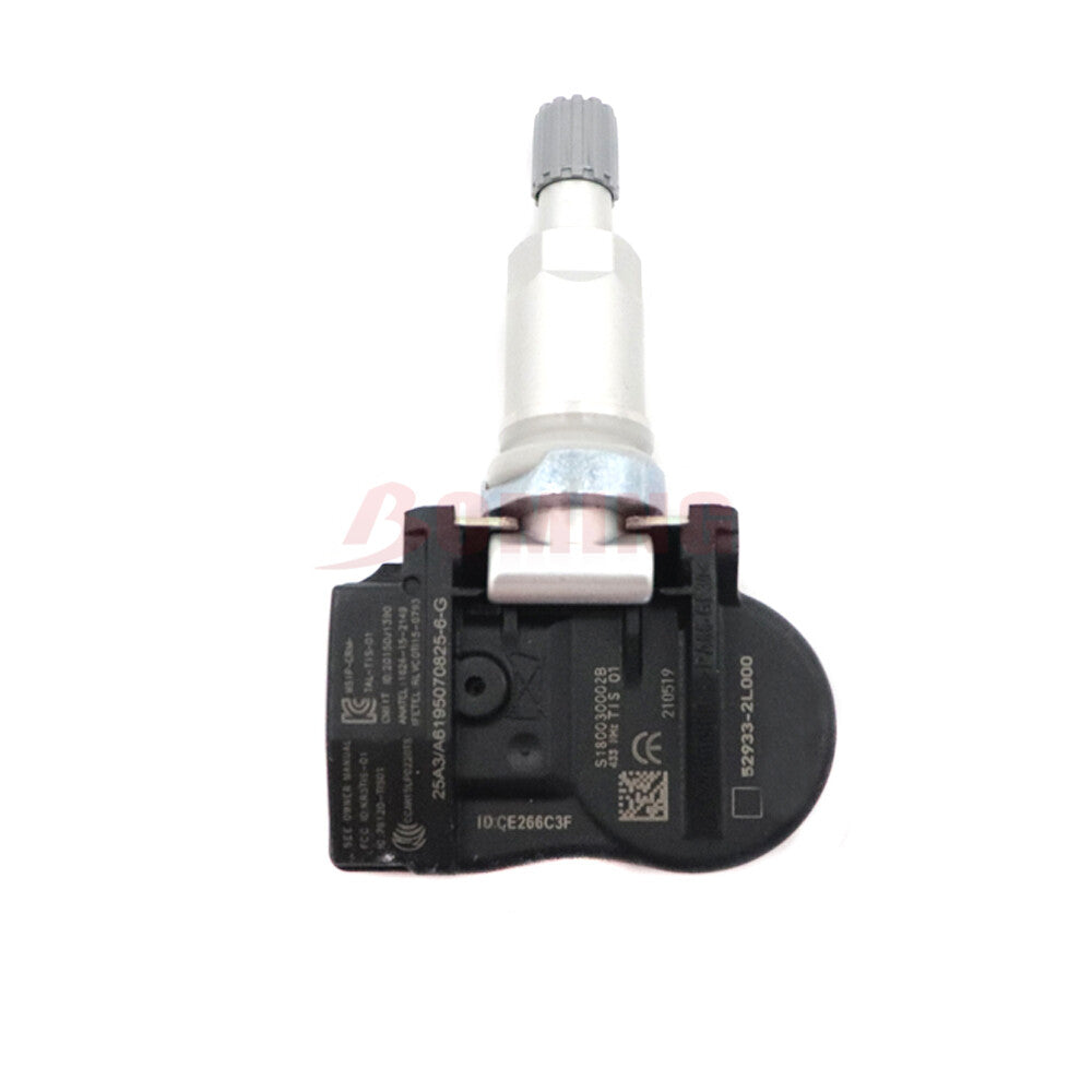 52933-2L000 4-piece TPMS Tire Pressure Monitoring Sensors for Hyundai I30, I10, and for Kia Ceed