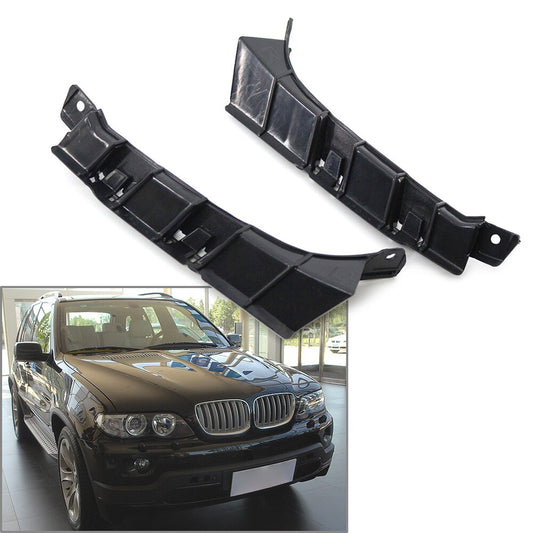1 Pair Front Bumper Bracket Holder Cover for BMW X5 E53 2003-2006 51117116667