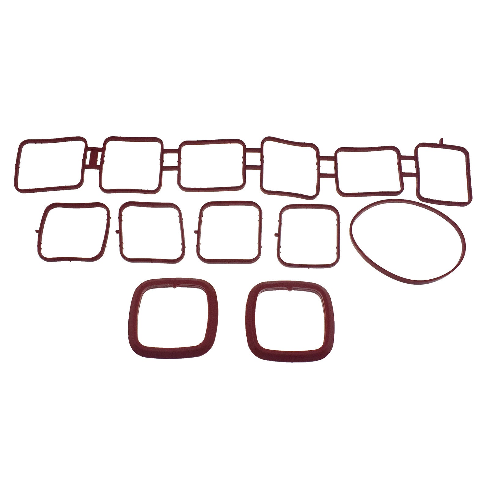 7 Pieces Intake Manifold Gasket Kit for Audi for Porsche for Skoda for VW 3.6L 03H133237G