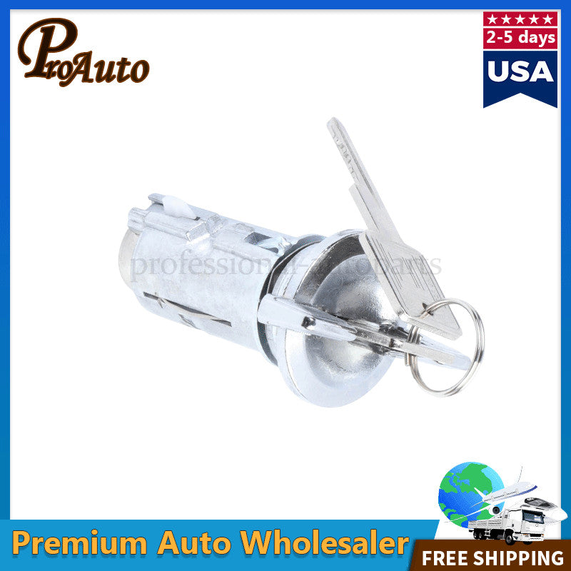 US107L Ignition Switch Lock Cylinder w/Keys Chrome For 1978-1998 GM for Chevy Truck
