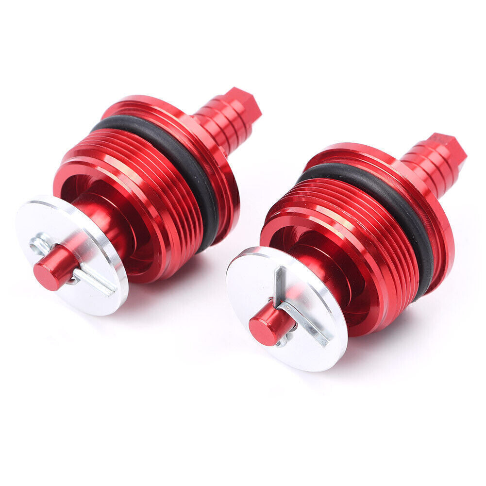 for Kawasaki for Honda CBR250R RED Front Preload Adjusters Fork Bolts