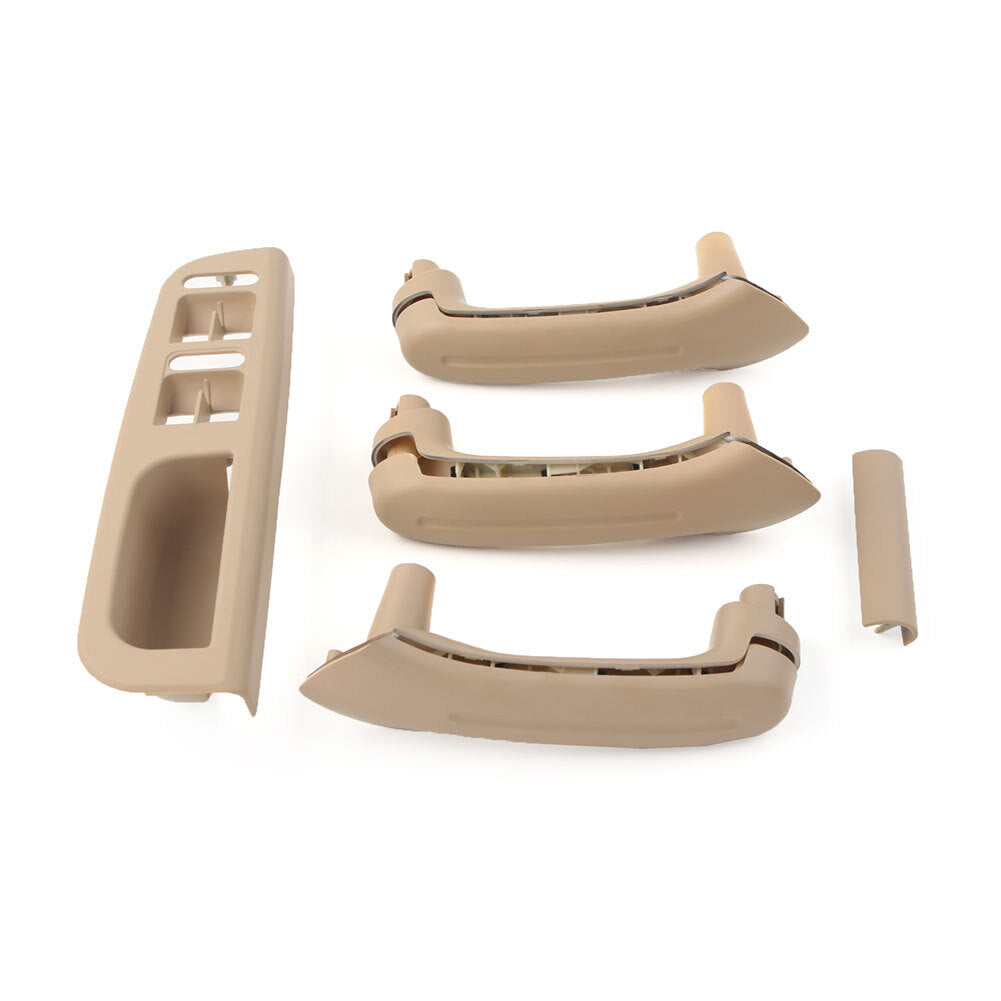 for VW for Golf for Passat for Jetta for Bora Beige Inner Door Grab Handle Switch Bezel Kit