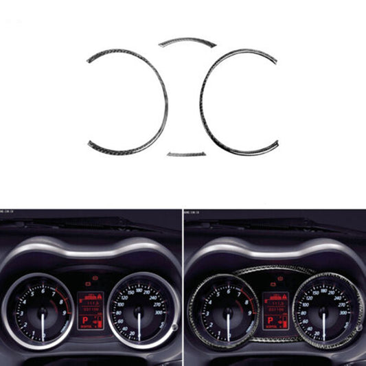 Carbon Fiber Speedometer Panel Cover Trim for Mitsubishi Lancer 2008-2015