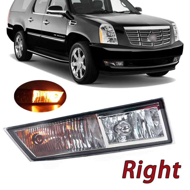 The right fog light is applicable to the for Cadillac for Escalade ESV 2007-2014 front bumper fog light.