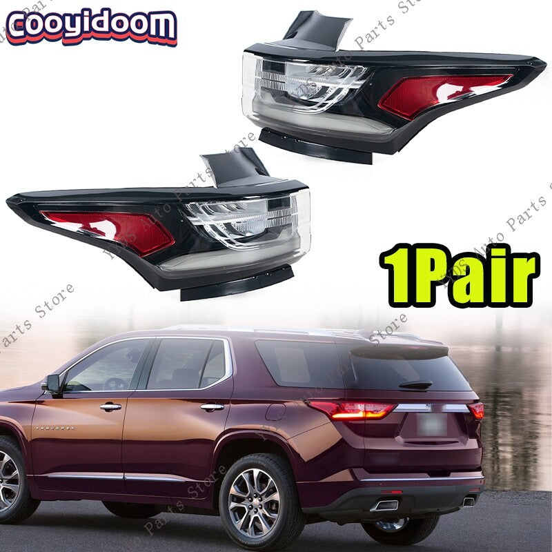 Pair for Chevrolet Traverse 2018-2020 LED TailLight Assembly Turn Signal Light