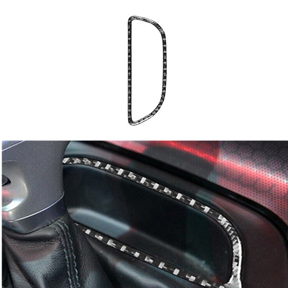 Gear Storage Frame Trim Cover Decor Carbon Fiber for Dodge for Challenger 2015-2020