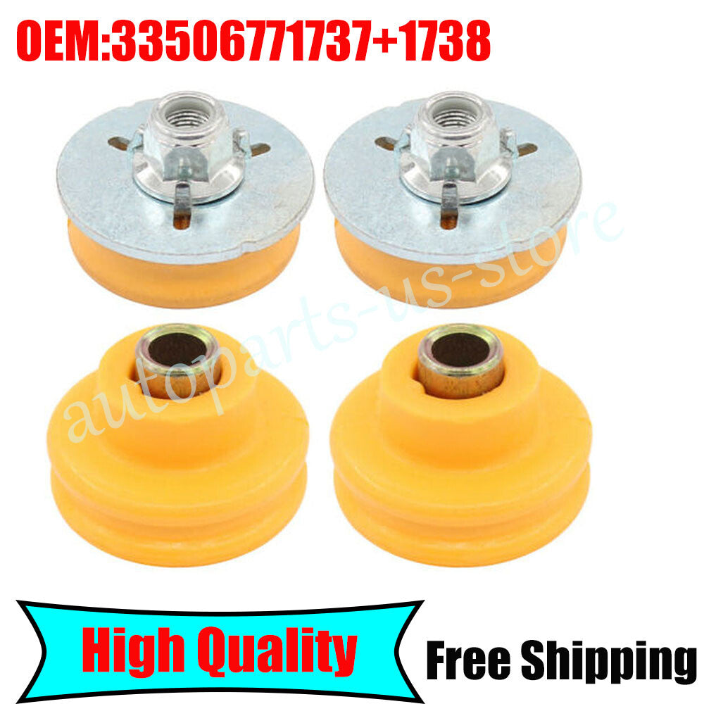 for BMW E90 E92 E82 E87 128i 135i 328i M3 4PCS Shock Mounts Set Upper+Lower