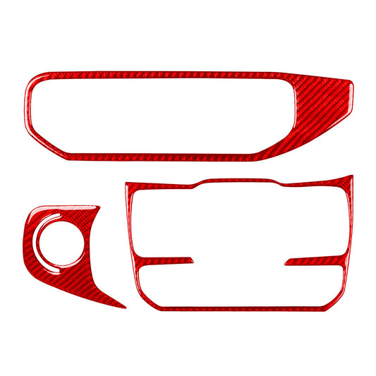 AC Control Window Switch Panel Cover Trim for Jeep for Wrangler JL JLU Gladiator Red