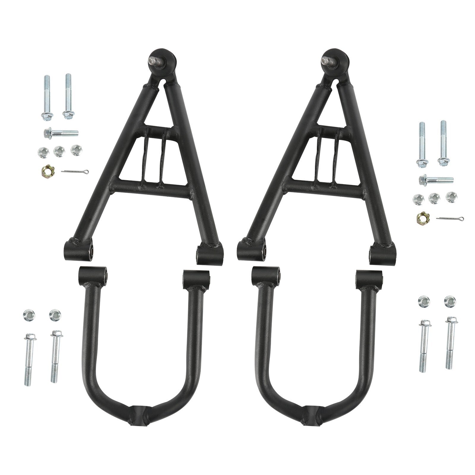 Suspension and shock absorber upper/lower control arm kit for all-terrain vehicles, four-wheel off-road vehicles, go-karts, 110cc, 125cc, 150cc
