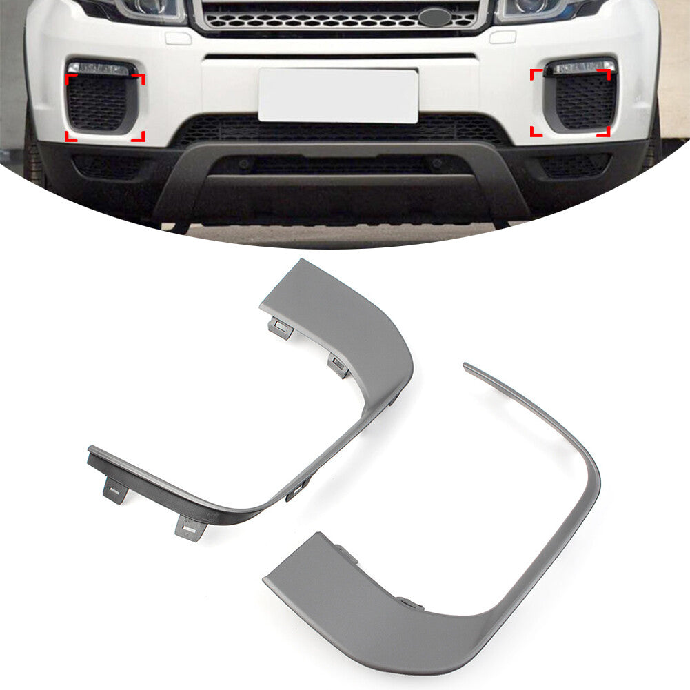 Front Bumper Fog Light Surround Trim for Land Rover for Range Rover Evoque 2016-19