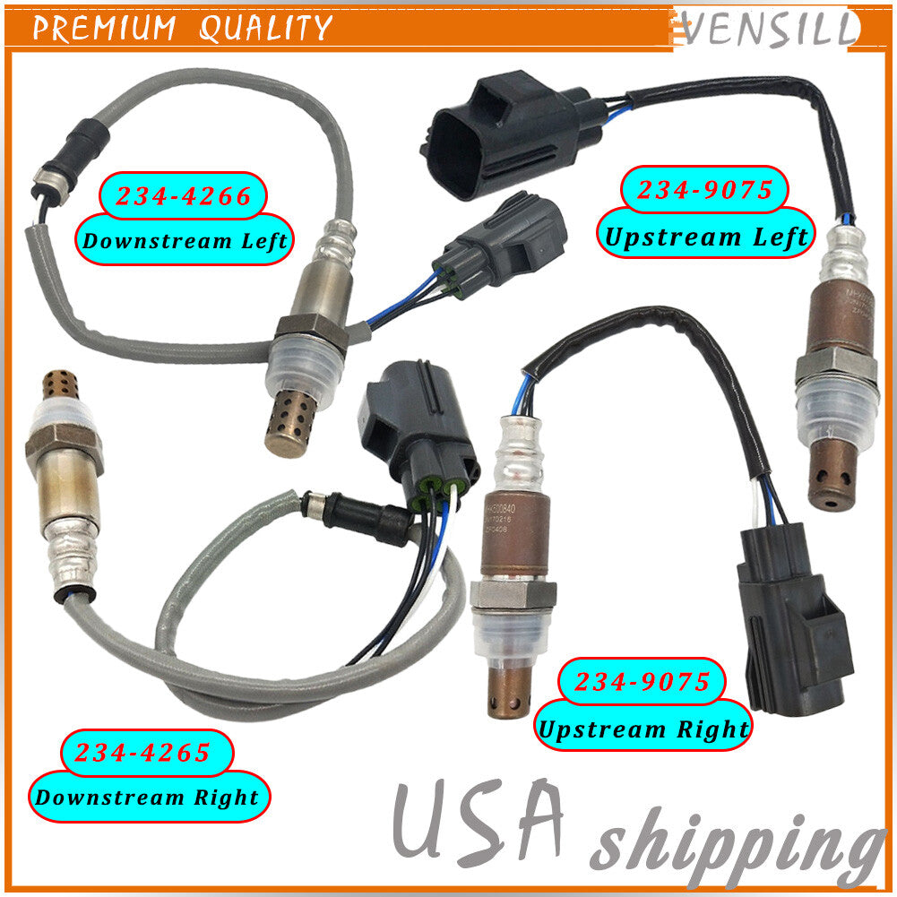 4X Front Rear Oxygen Sensor for Land Rover for Range Rover Sport LR3 05-06 4.0 4.2