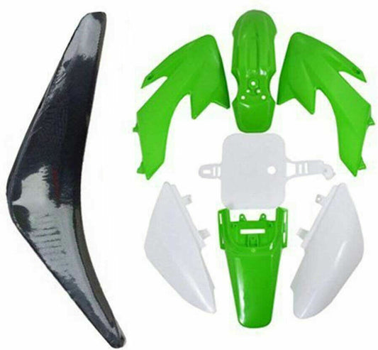 Plastic mudguard kit and for seat for XR50 CRF50 SSR 110cc 125cc Dirt Pit bicycles from Taodao DB14