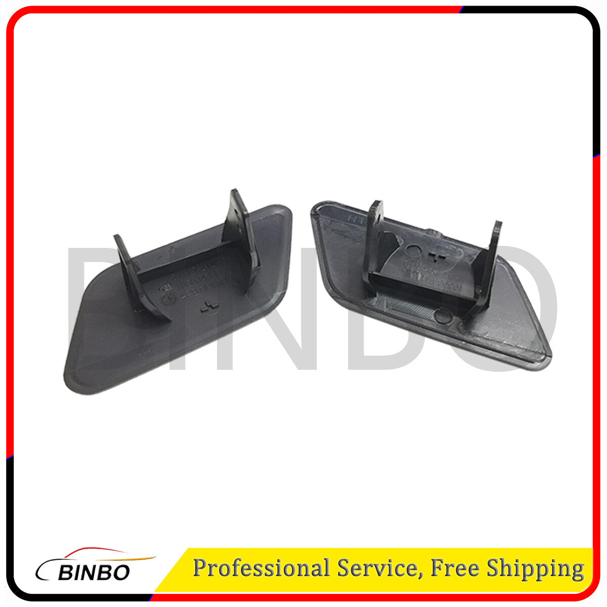 2Pcs Bumper Headlight Lamp Washer Cap Cover Fit for BMW X3 F25 2011 - 2014