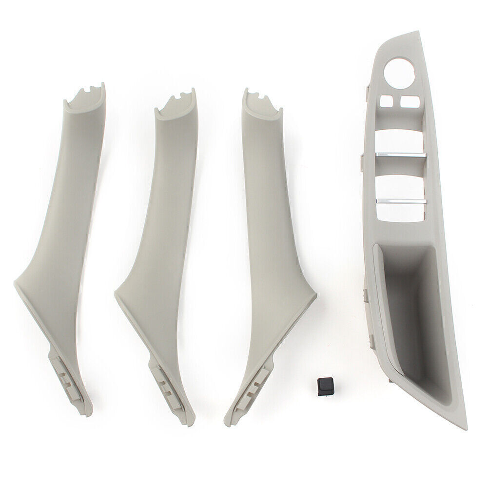 Inner Window Switch Armrest Panel Door Handle Kit Fits for BMW 5 Series F10 F11 RHD