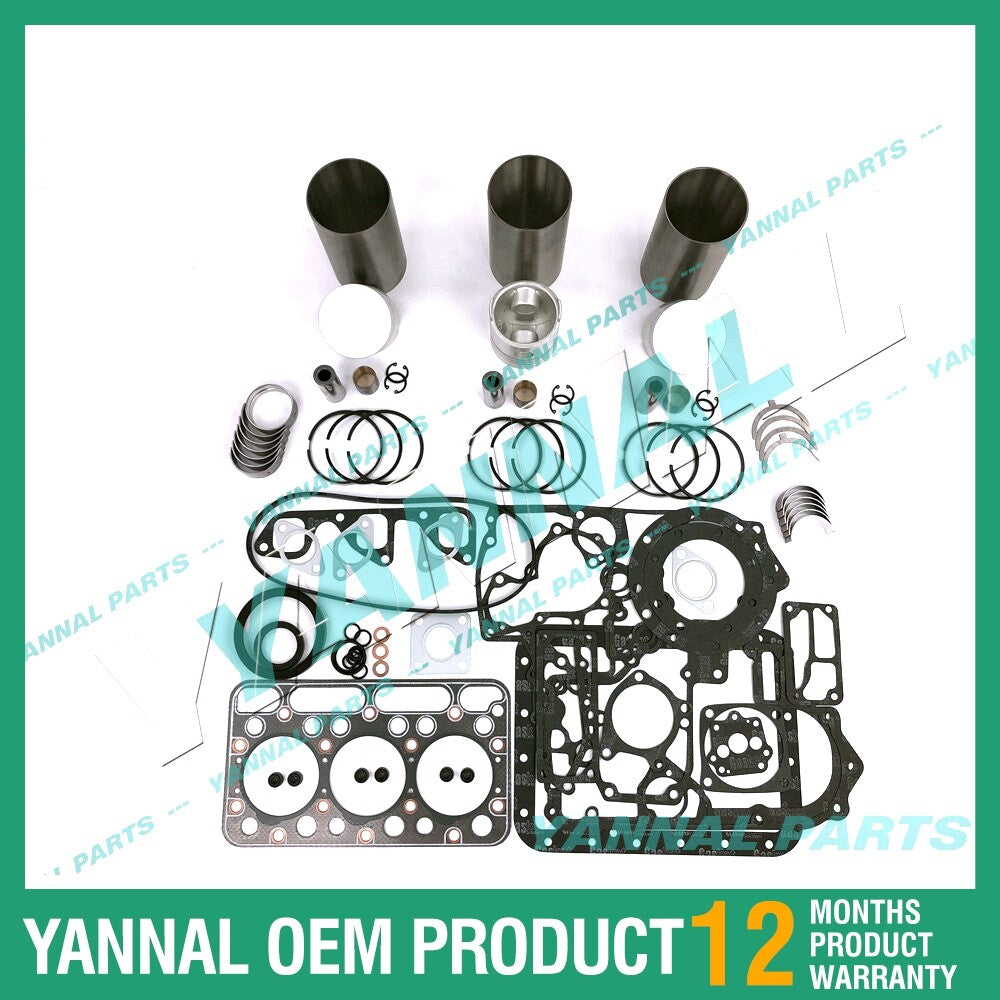 D1301 Overhaul and Reconstruction Kit with Shims and Bearings for Kubota Diesel Engines