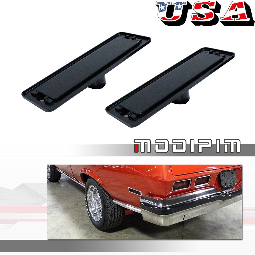 2-Pack Smoked Front/Rear Side Marker Light Housings for 1970-1974 for Chevrolet Nova