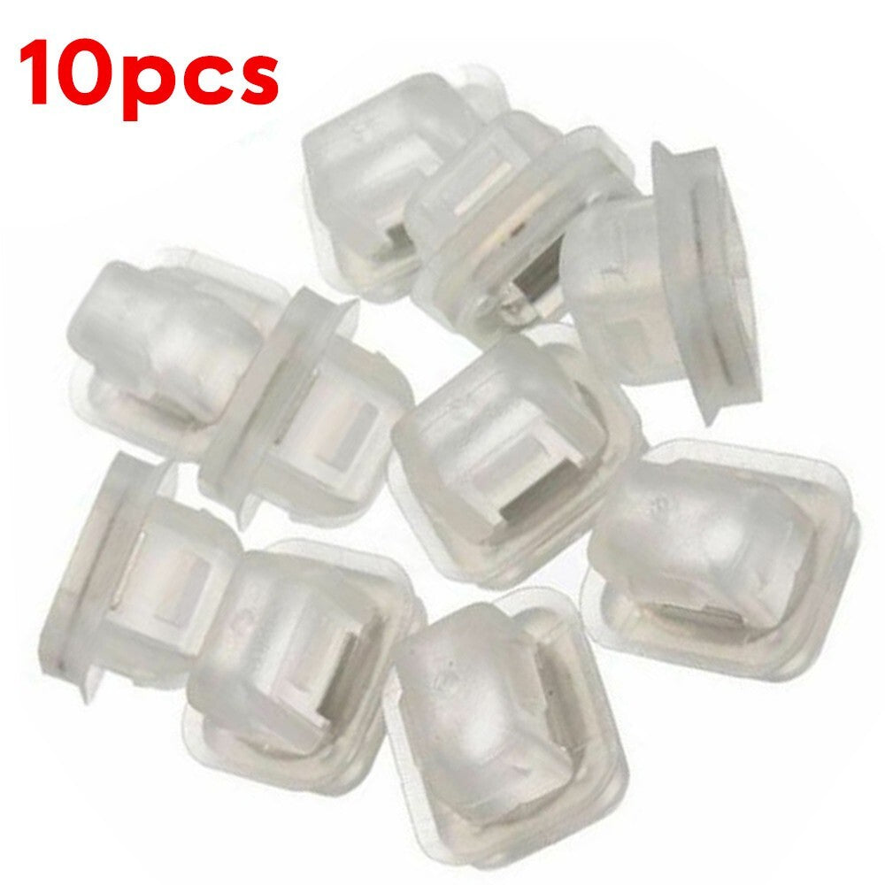 White Insert Door Trim Strip Moulding Clips Grommets For E46 E90 E91 E92