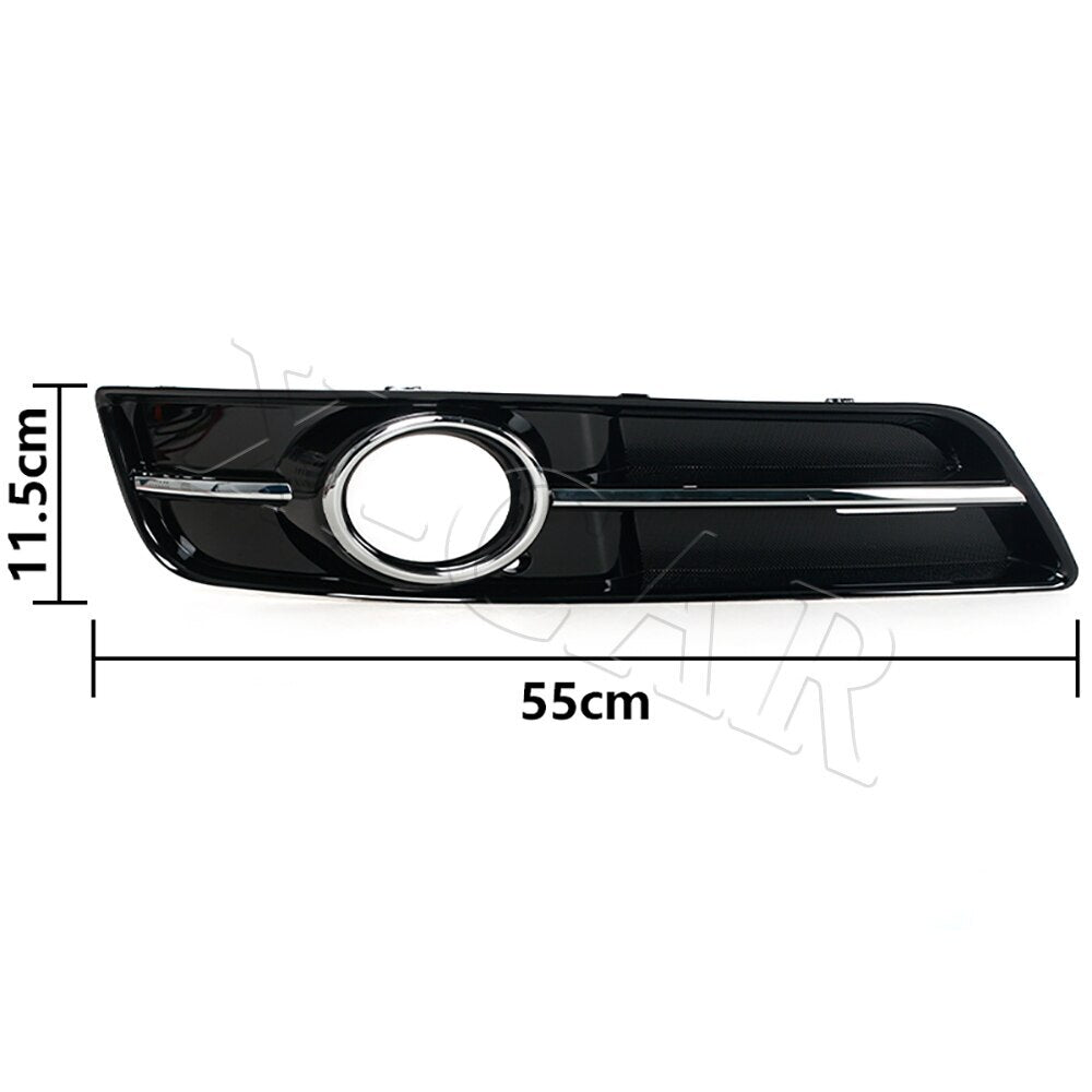 Left Car Front Lower Bumper Fog Lamp Frame Grille Cover for Audi A3 2010-2013