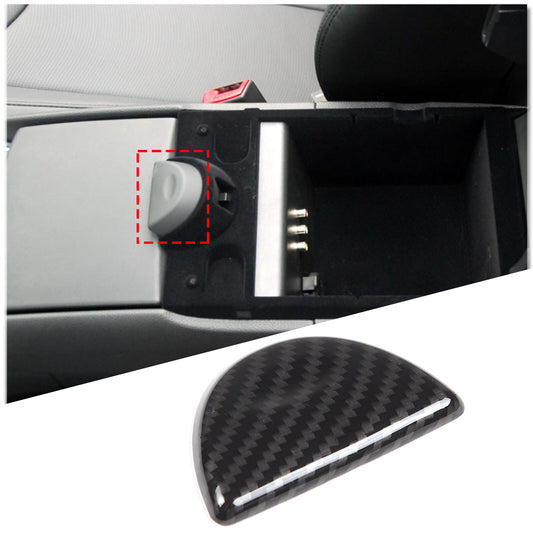 2-Piece Matte Black Rearview Mirror Cap Trim for Mercedes-Benz C W205 E W213 GLC X253 S W222