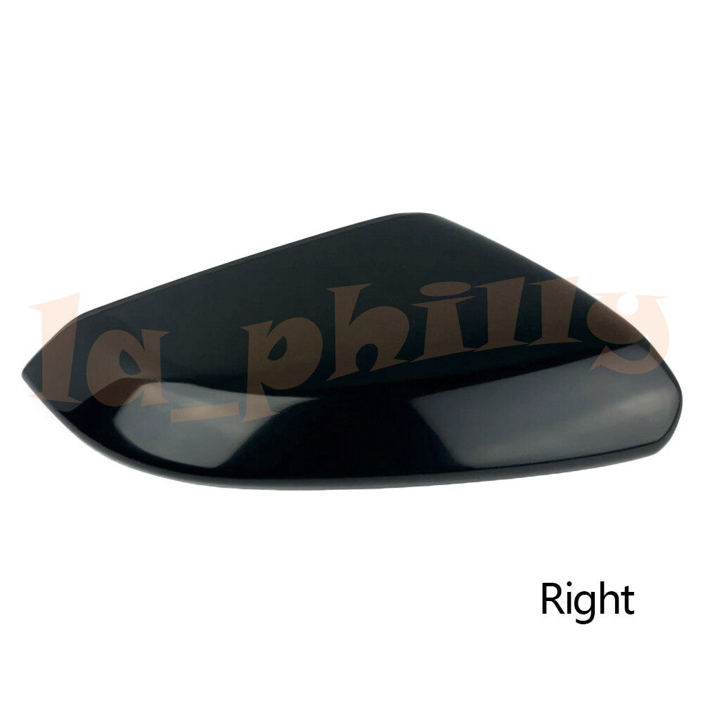 Fit for Honda for Civic 2016-20 Black Front Right Side Mirror Cover Trim Cap Plastic