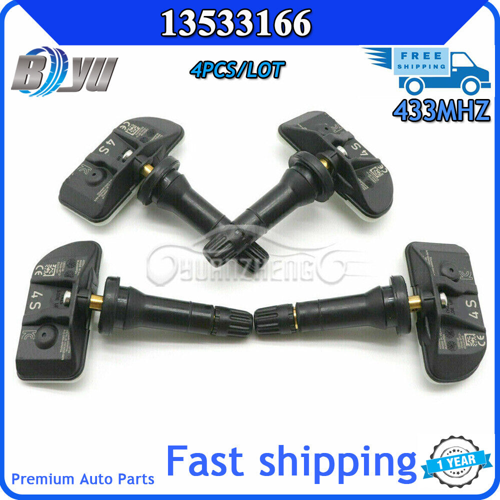 CN for Chevrolet Silverado 1500 Tire Sensor TPMS for 2022, 2023, and 2024 #1353366 4PX