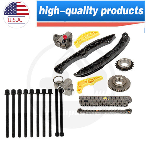 Cylinder Head Bolts  Timing Chain Kit Oil Pump Gear for HYUNDAI for KIA 2.4 2.0L US