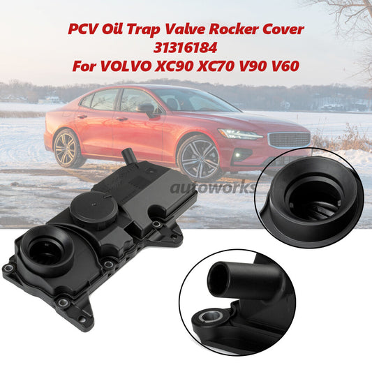 PCV Oil Trap Valve Rocker Cover for VOLVO XC70 S80 XC90 S90 V60 2.0L 31316184