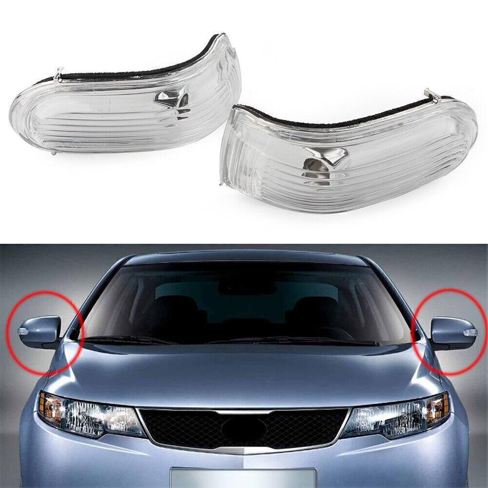2x Side Rear View Mirror Turn Signal Light No Bulb for Kia Forte Cerato 2009-11