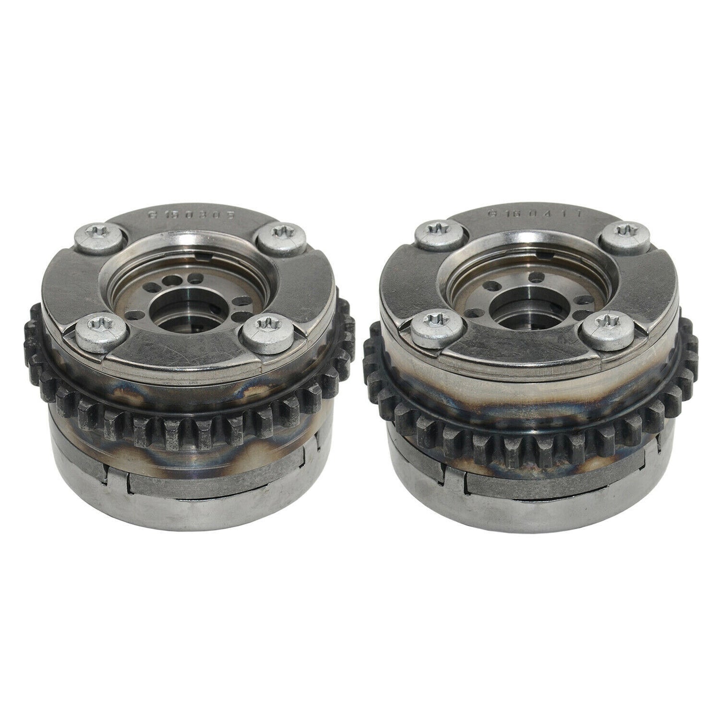 2Pcs Intake Camshaft Adjusters Left Right for Mercedes-Benz M278 CL GL ML 500
