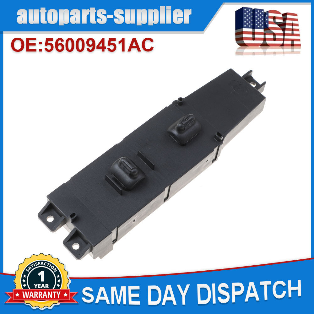 Applicable to the right-side passenger power window control switch of 1997-2001 for Jeep Cherokee.