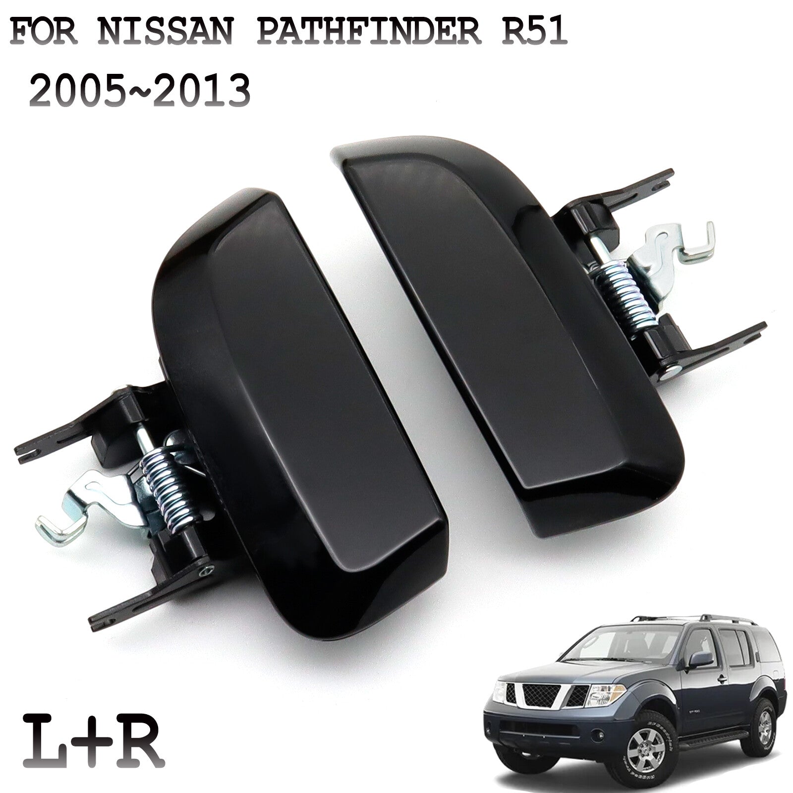 Rear Exterior Outer Left Right Door Handle for Nissan Pathfinder R51 2005~2013