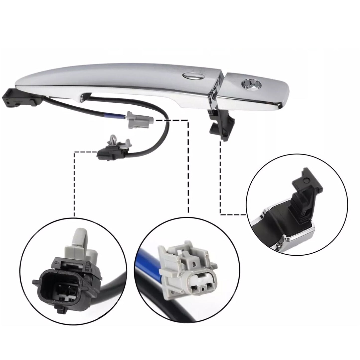 Door Handle 806469N00A For 13-18 for Nissan Sentra 09-14 Murano Maxima Front Left