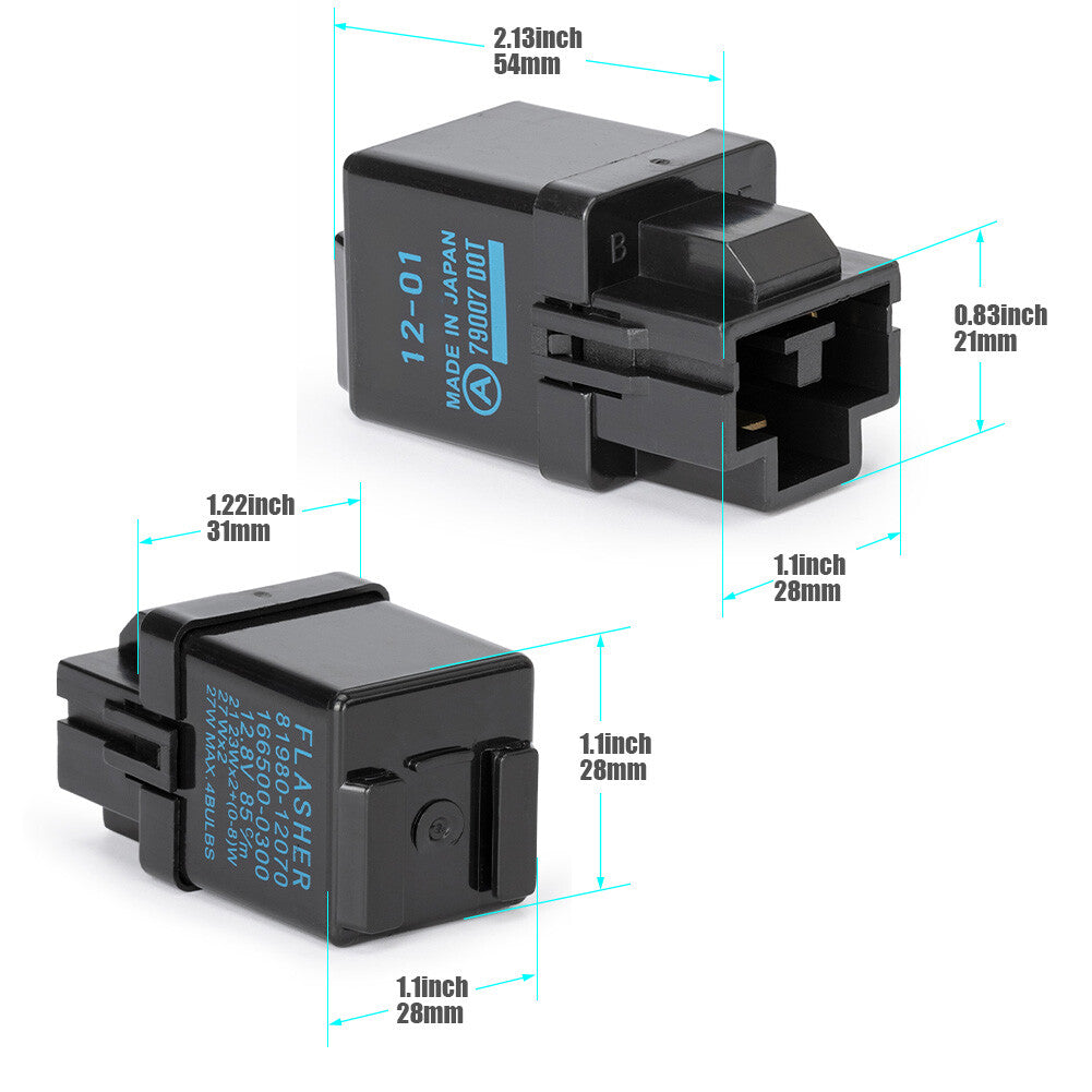 1PCS 81980-12070 Flasher Relay Turn Signal Fits For 4 Runner 1995-2002 for Camry