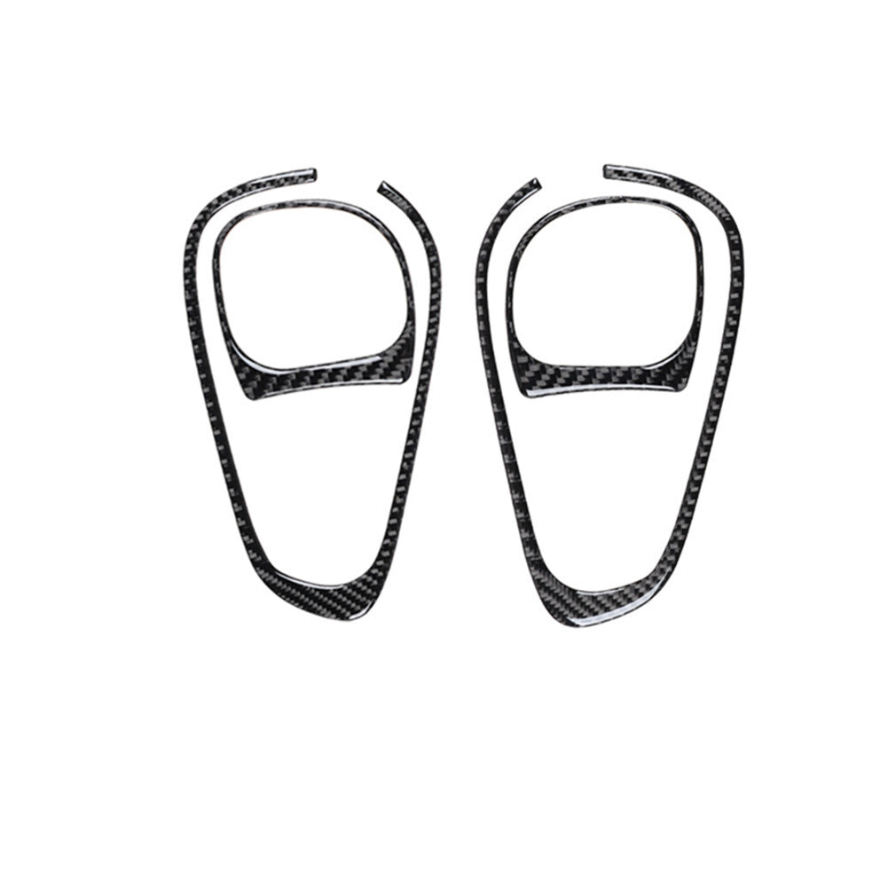 16Pcs/Set Carbon Fiber Doo Handler Controller Trim Cover for Fiat 500L 2014-2017