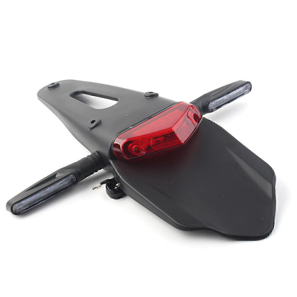 Motorcycle Universal LED Rear Fender Brake Tail Light Turn Signal Dirt Off-road