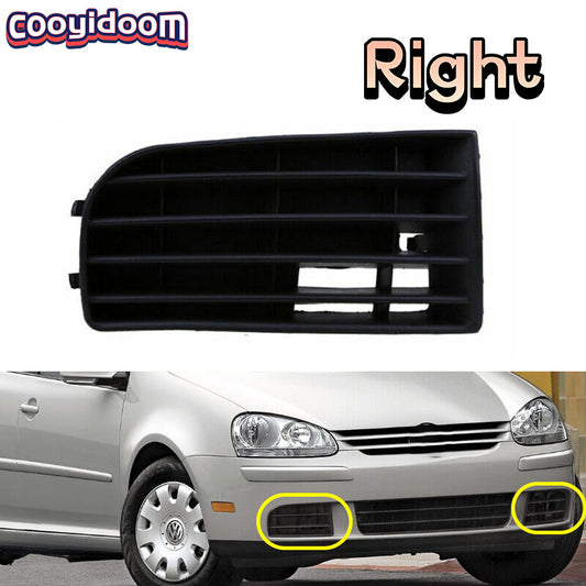 Right for VW for Golf Rabbit 2004-2009 Front Bumper Lower Fog Light Grill Cover